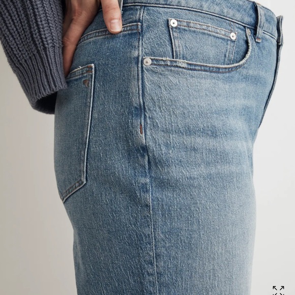 Madewell Women's Rondell Wash? Curvy 90s Straight Denim Jeans EUC 20W #1824 - Picture 4 of 11